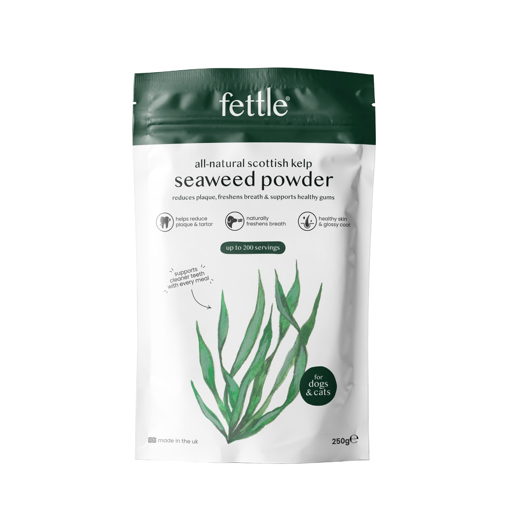 Fettle Fettle All Scottish Kelp Seaweed Powder Adult pet food packaging